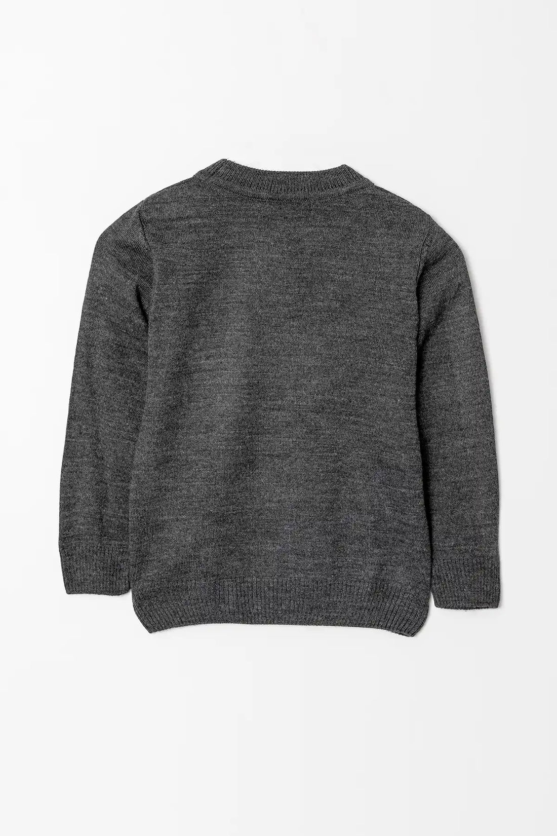 Uzun Kol Bisiklet Yaka Erkek Çocuk Triko Kazak