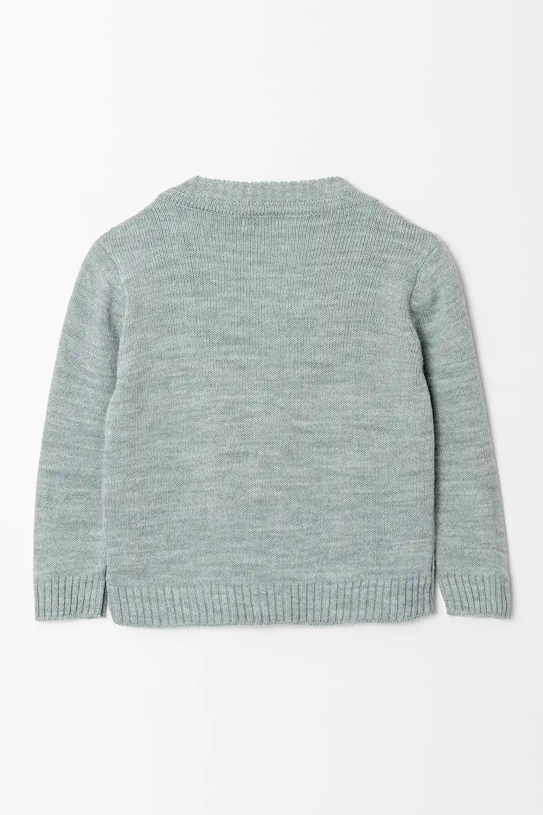 Uzun Kol Düğme Kapamalı Erkek Çocuk Triko Hırka