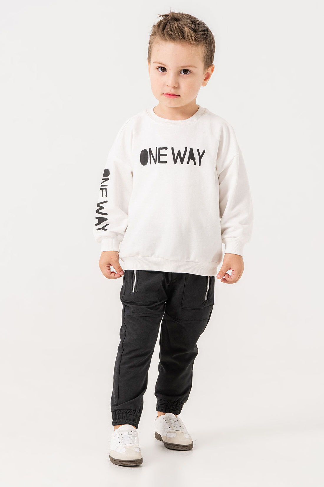 Kapüşonlu Çift Cepli Su Geçirmez 3 Parça Erkek Çocuk Yelekli Takım